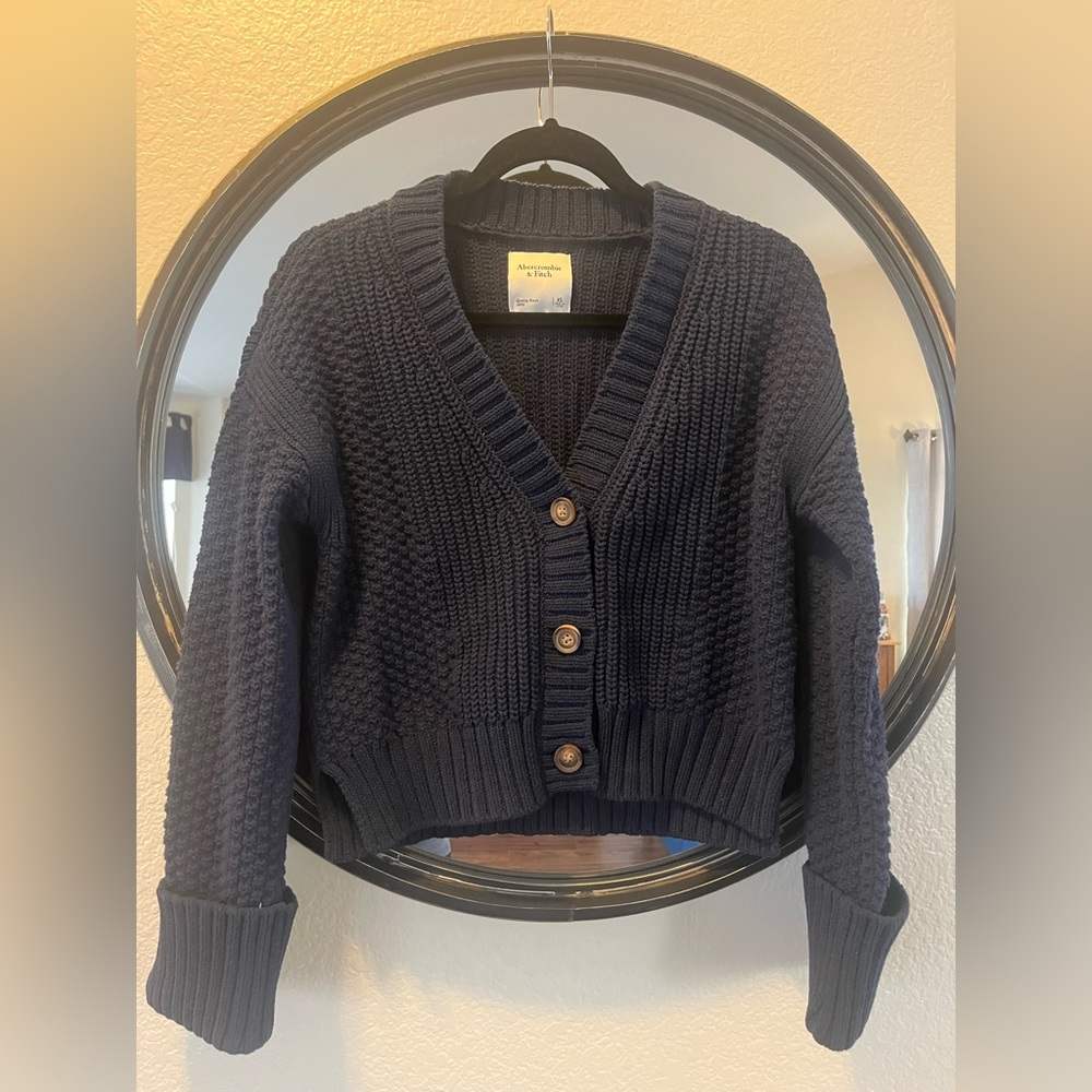 Abercrombie & Fitch Deep Blue Women's Cardigan